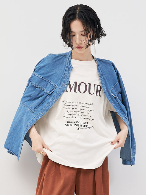 【 予約:8月上旬 】ラフスケッチ”AMOUR”T /8454-103KK
